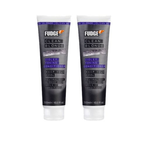 Fudge Clean Blonde Violet Purple Conditioner 250ml 2 Pack