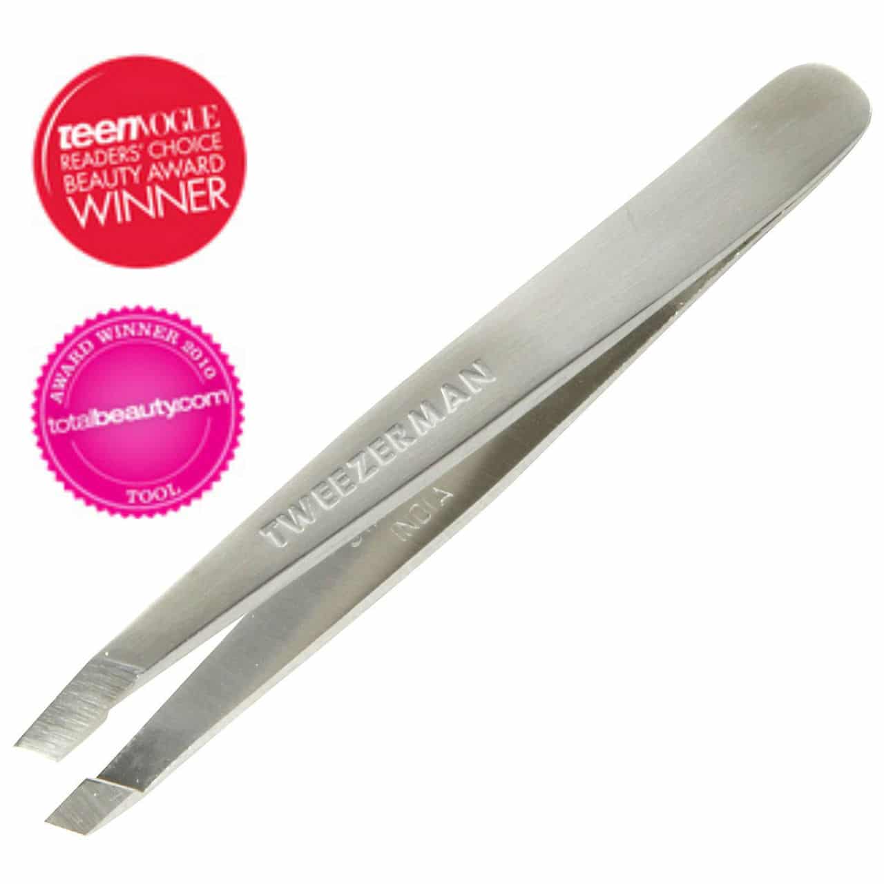 Tweezerman Mini Slant® Tweezer Stainless Steele The Beauty Lounge
