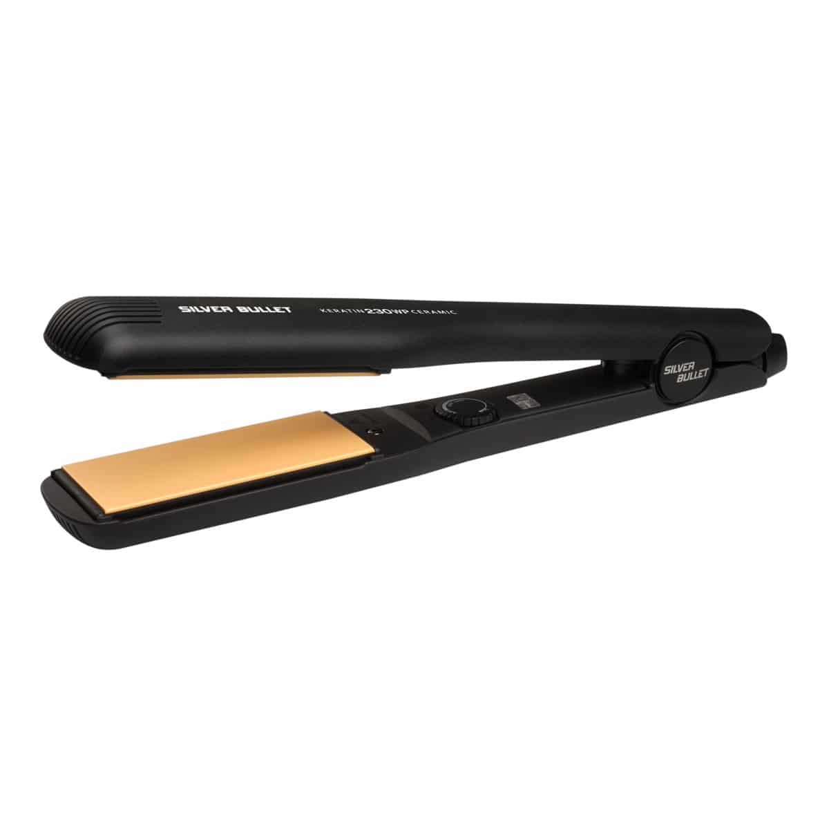 Silver Bullet Keratin 230 Ceramic Wide Plate Hair Straightener - The Beauty  Lounge