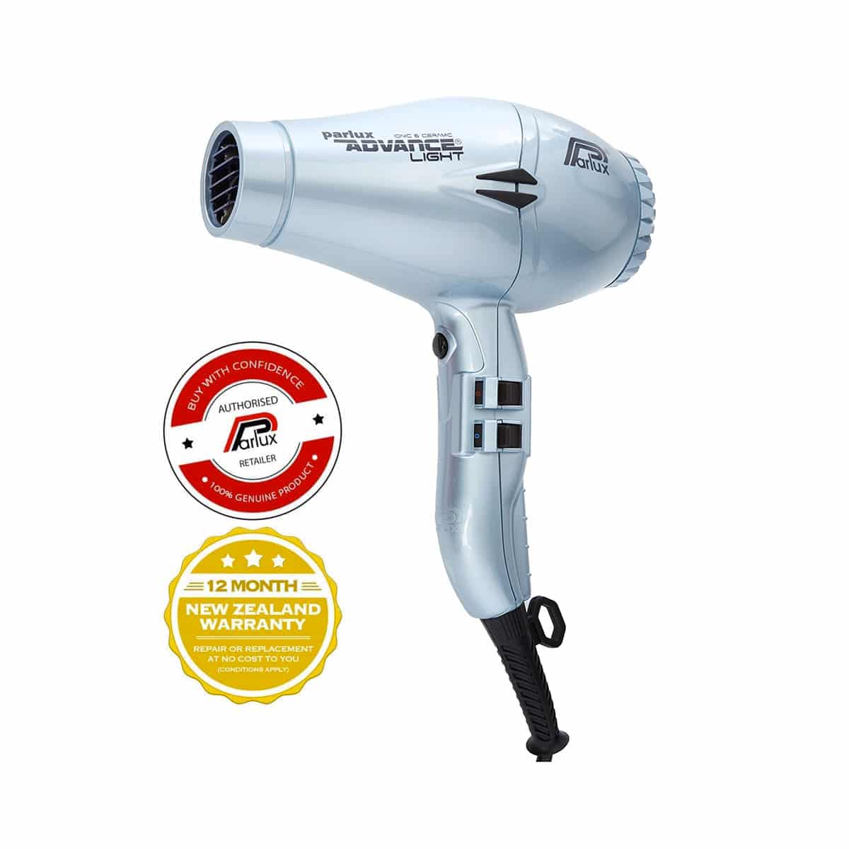 Parlux Advance Light Hair Dryer - Ice Blue - The Beauty Lounge