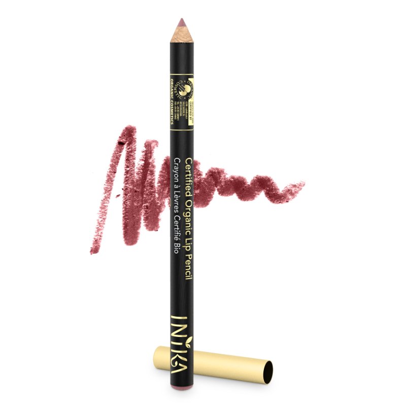 INIKA Certified Organic Lip Pencil 1.2g Dusty Rose With Product