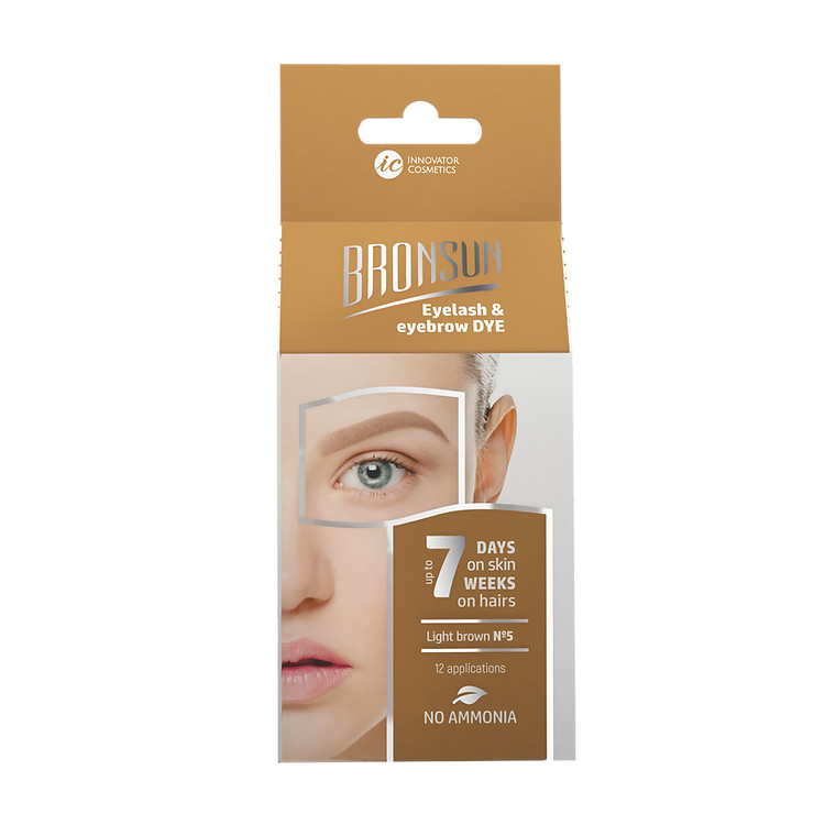 Bronsun Eyelash & Eyebrow Dye Homekit Light Brown The Beauty Lounge